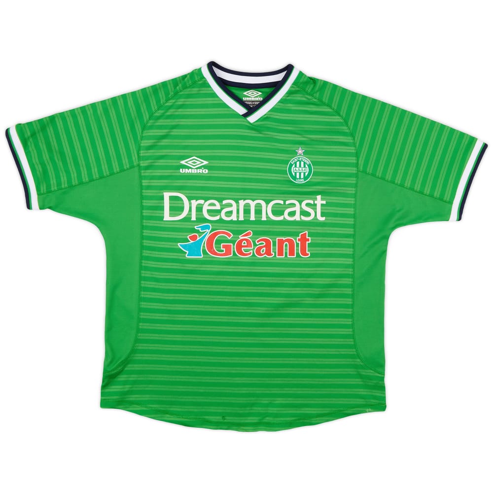 2000-01 Saint Etienne Home Shirt - 7/10 - (L)