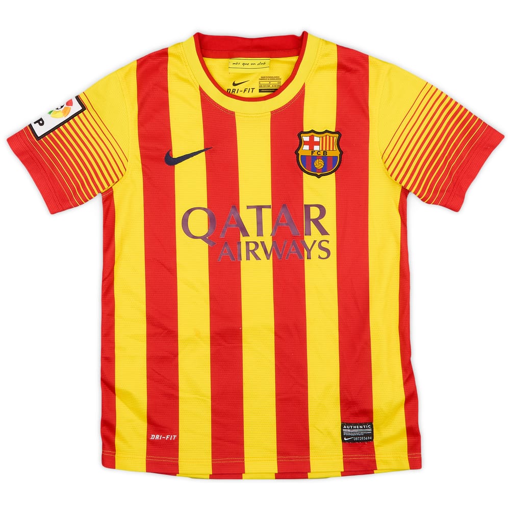 2013-15 Barcelona Away Shirt - 8/10 - (S.Boys)