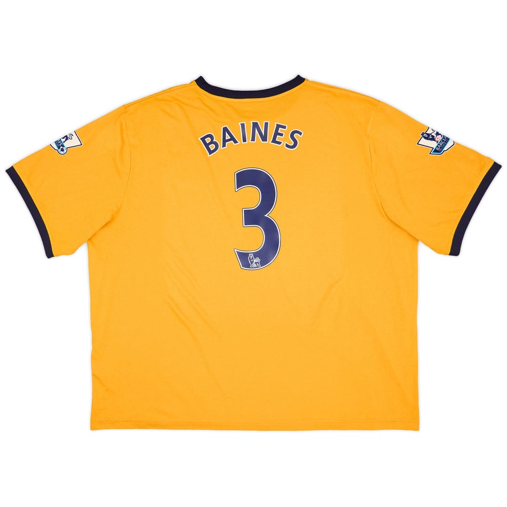 2011-12 Everton Away Shirt Baines #3 - 8/10 - (3XL)