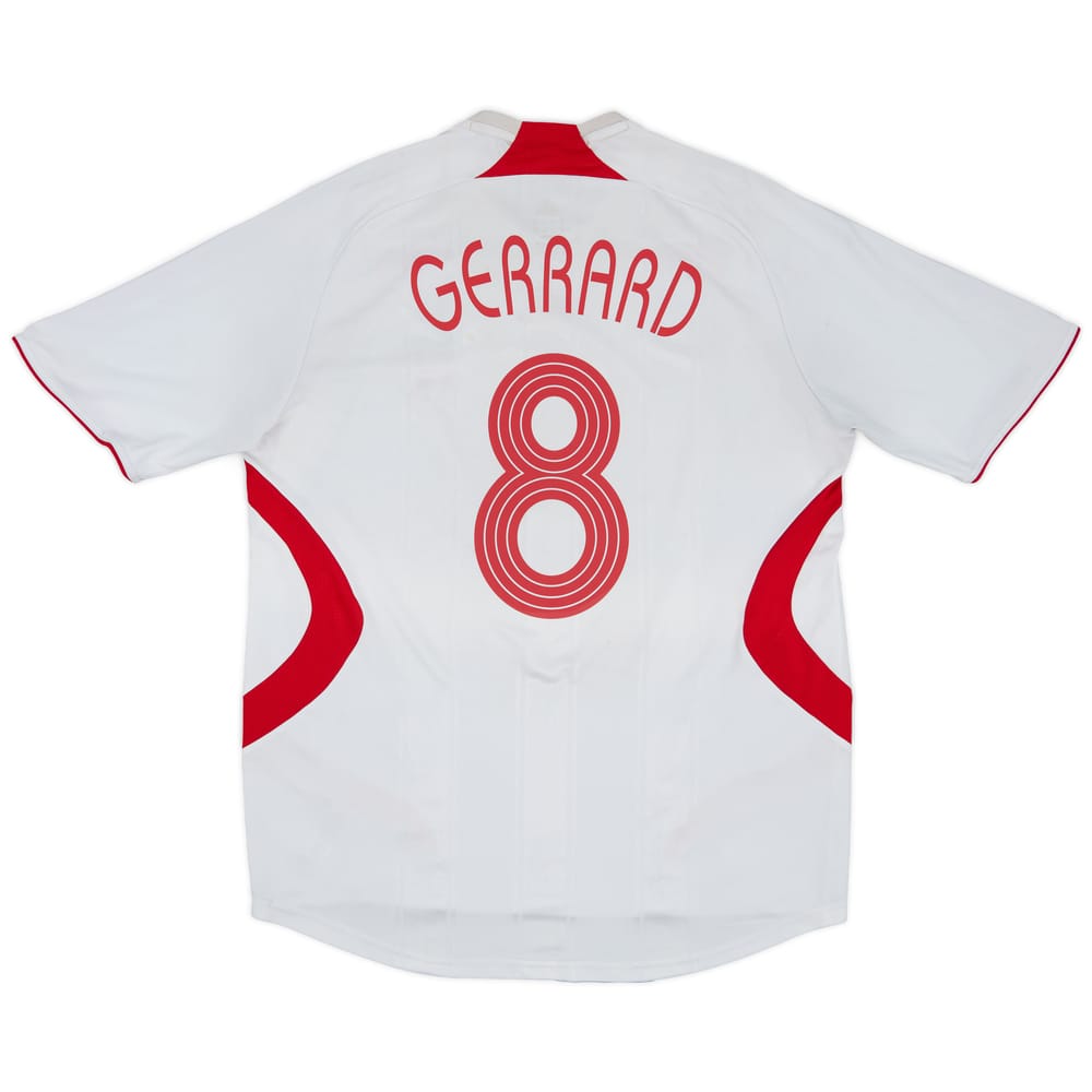 2007-08 Liverpool Away Shirt Gerrard #8 - 5/10 - (L)