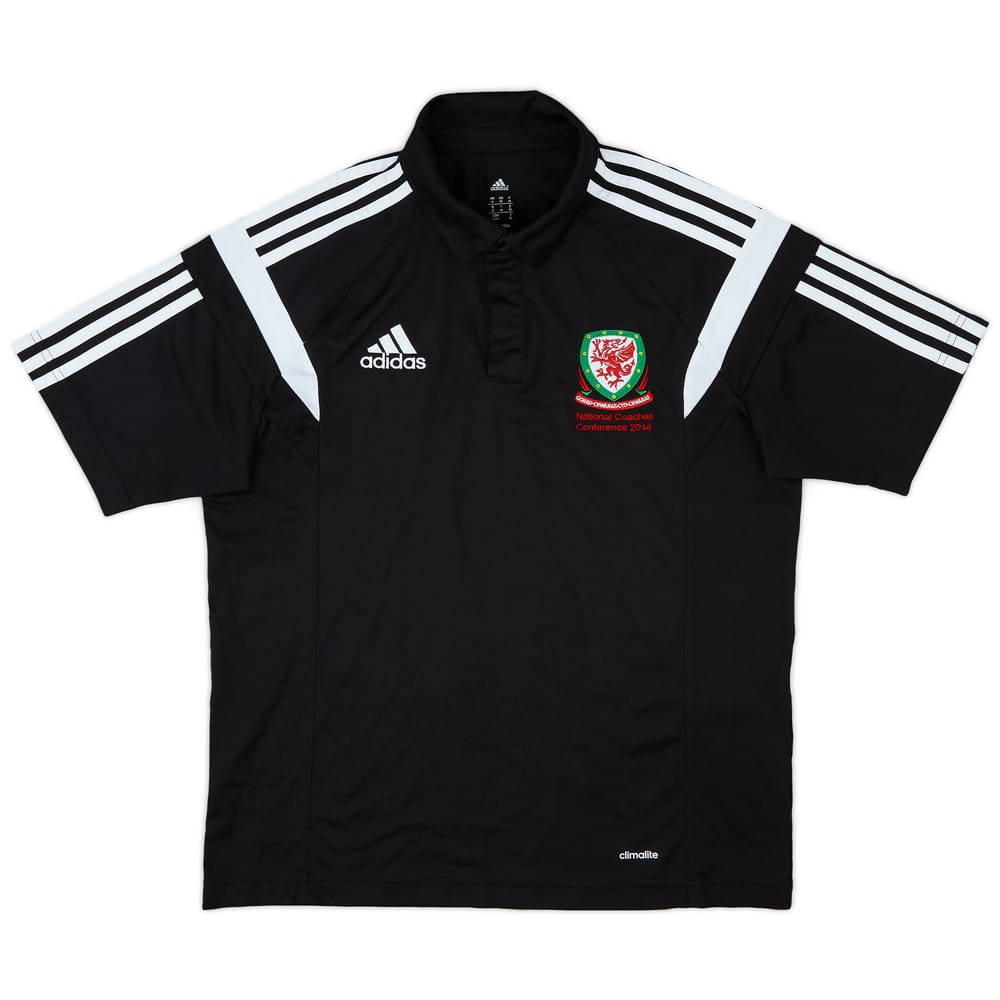 2014-15 Wales adidas 'National Coaches' Polo Shirt - 9/10 - (M)