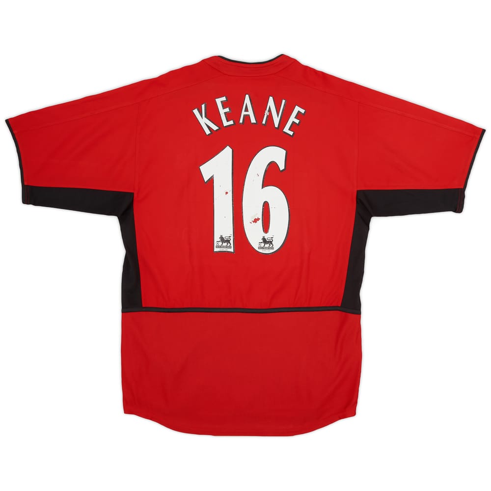 2002-04 Manchester United Home Shirt Keane #16 - 6/10 - (M)