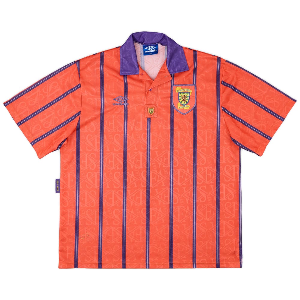 1993-95 Scotland Away Shirt - 9/10 - (XXL)