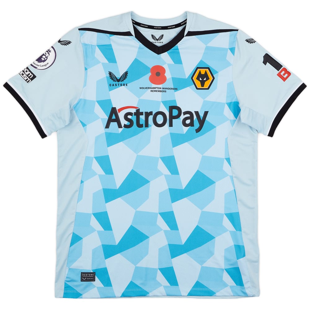 2022-23 Wolves Match Issue GK Shirt Jose Sa #1