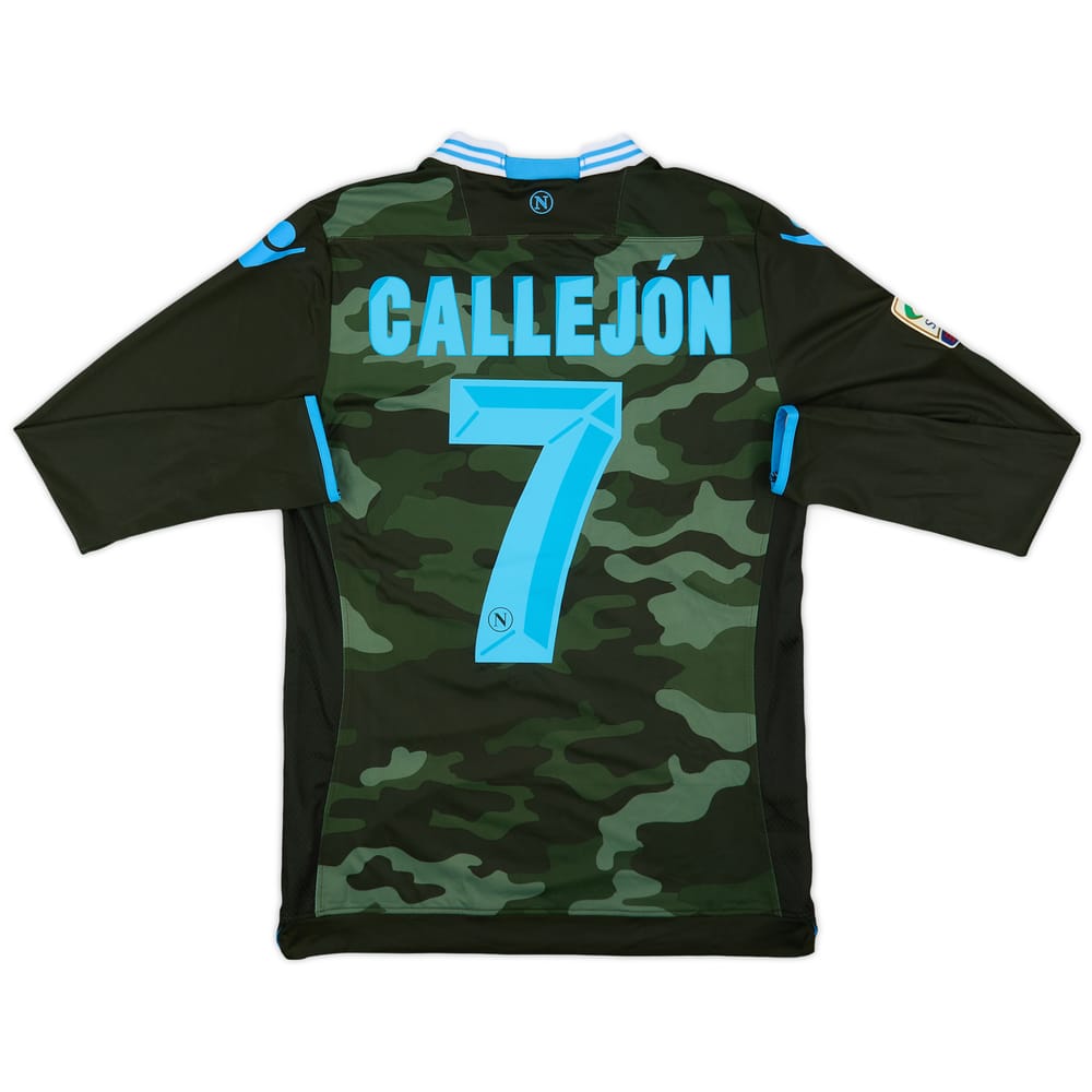 2013-14 Napoli Match Issue Away Shirt Callejon #7