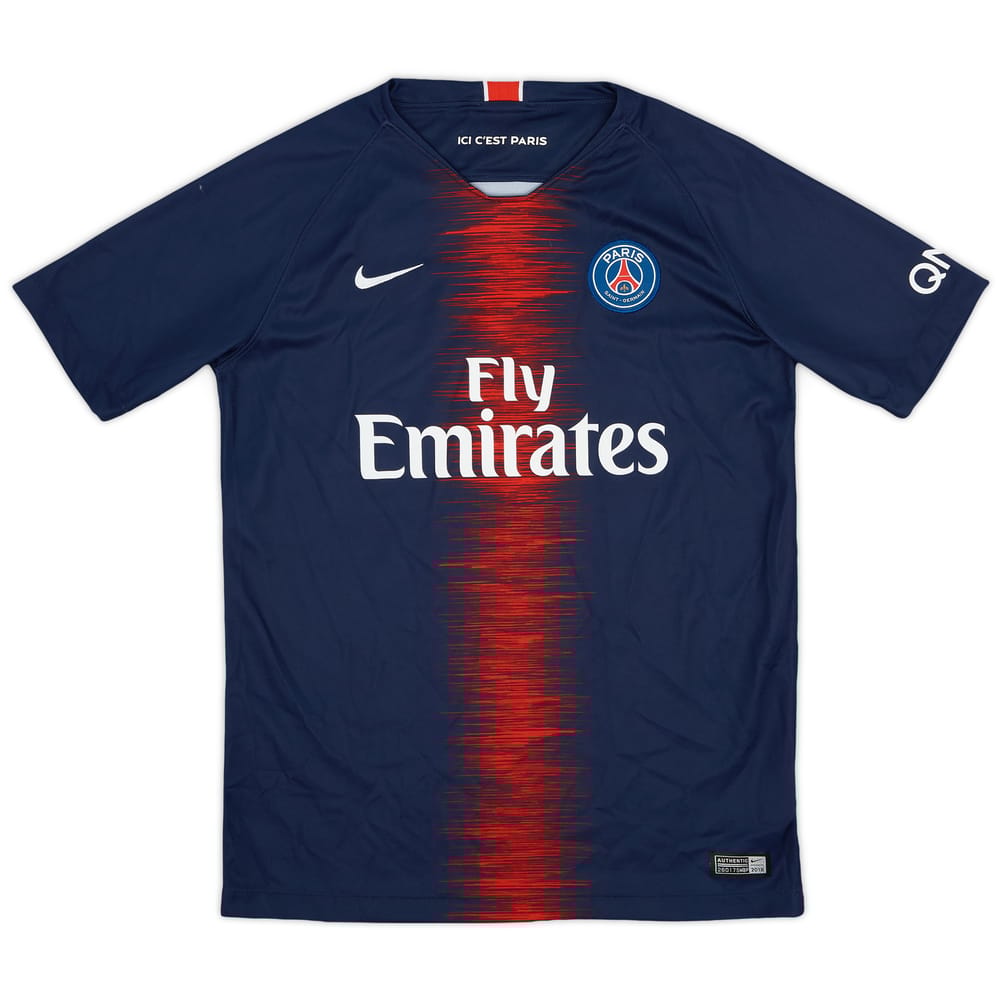 2018-19 Paris Saint-Germain Home Shirt - 8/10 - (XL.Boys)