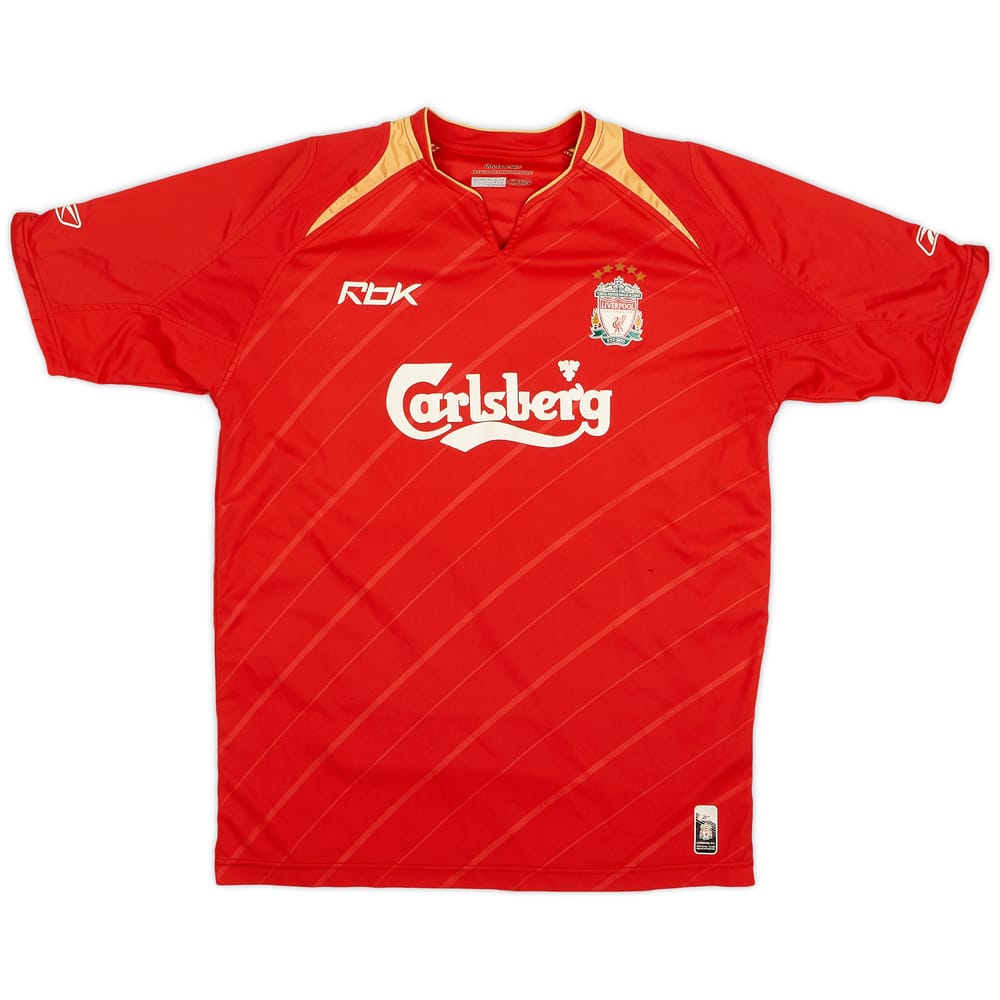 2005-06 Liverpool CL Home Shirt - 6/10 - (M)