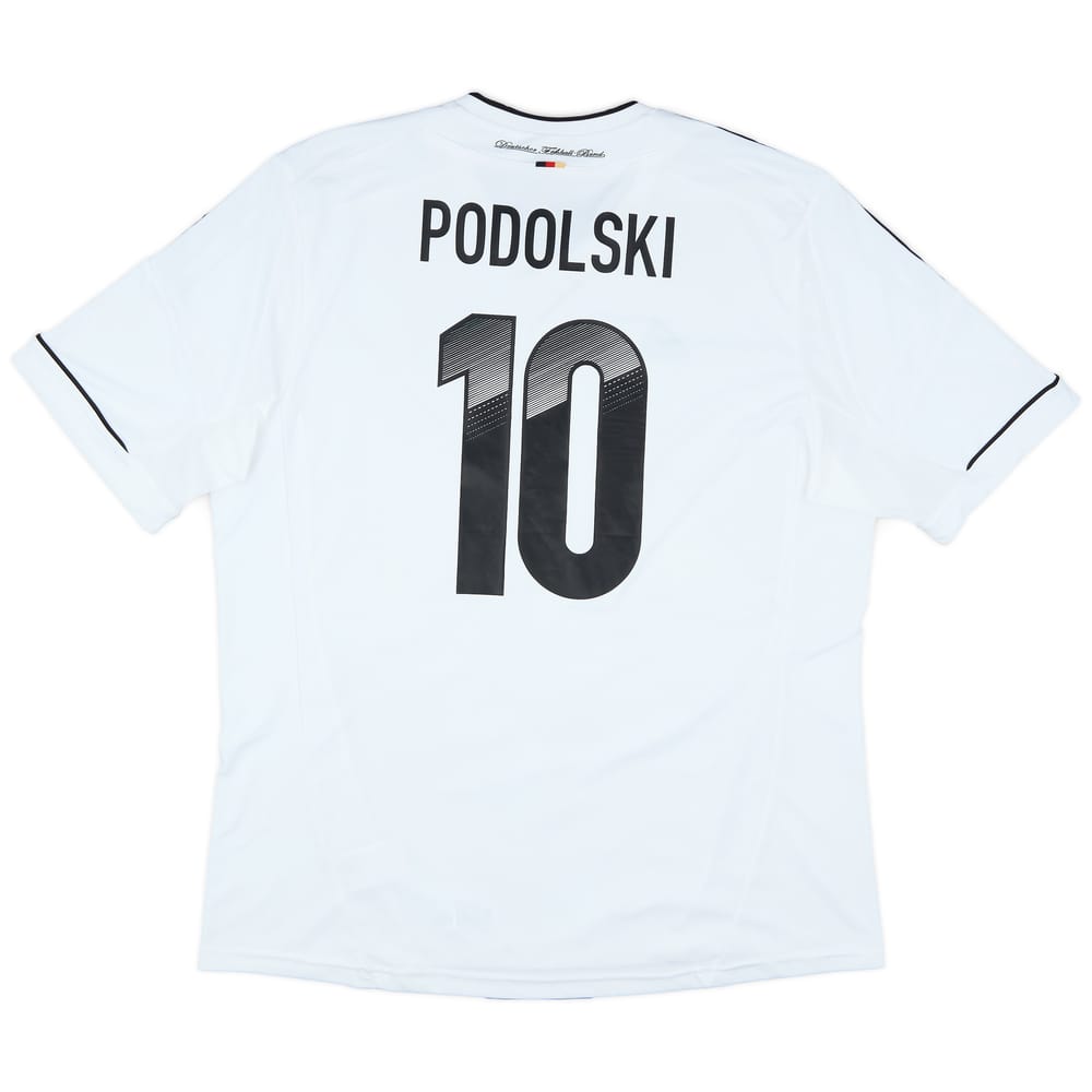 2012-13 Germany Home Shirt Podolski #10 - 5/10 - (XL)