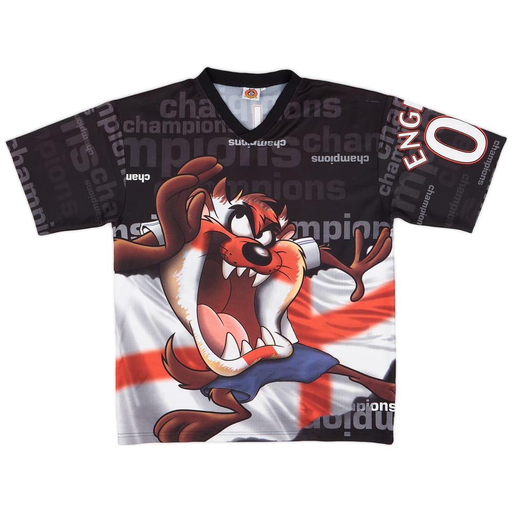1990s England 'Taz' Looney Tunes Shirt - 8/10 - (L)