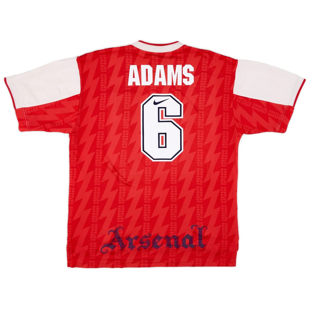 1994-96 Arsenal Home Shirt Adams #6 - 5/10 - (XXL)