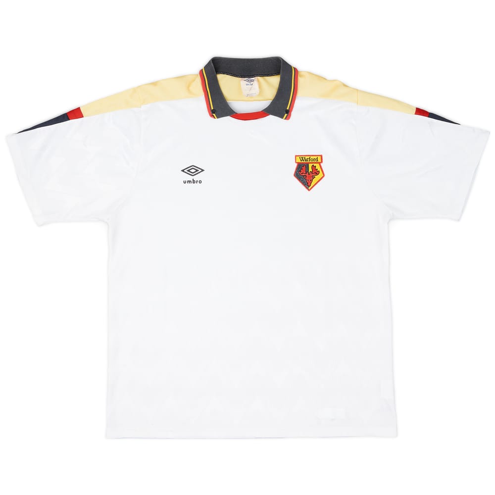 1988-91 Watford Away Shirt - 8/10 - (L)