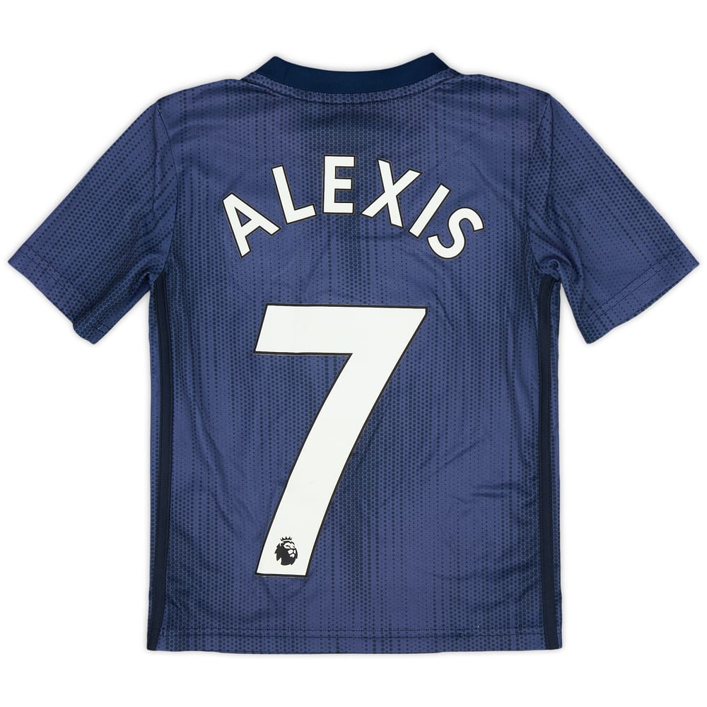 2018-19 Manchester United Third Shirt Alexis #7 - 8/10 - (7-8 Years)