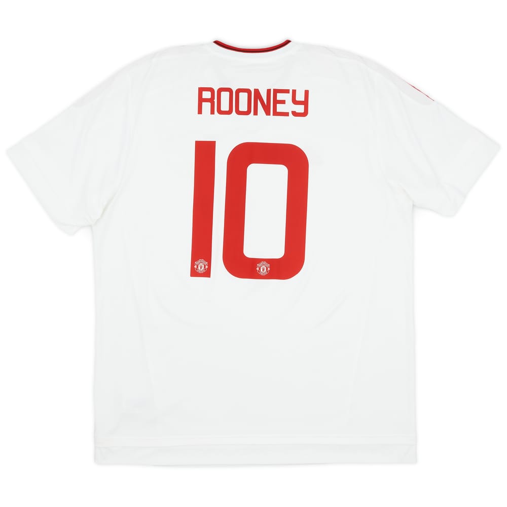 2015-16 Manchester United Away Shirt Rooney #10 - 8/10 - (XL)