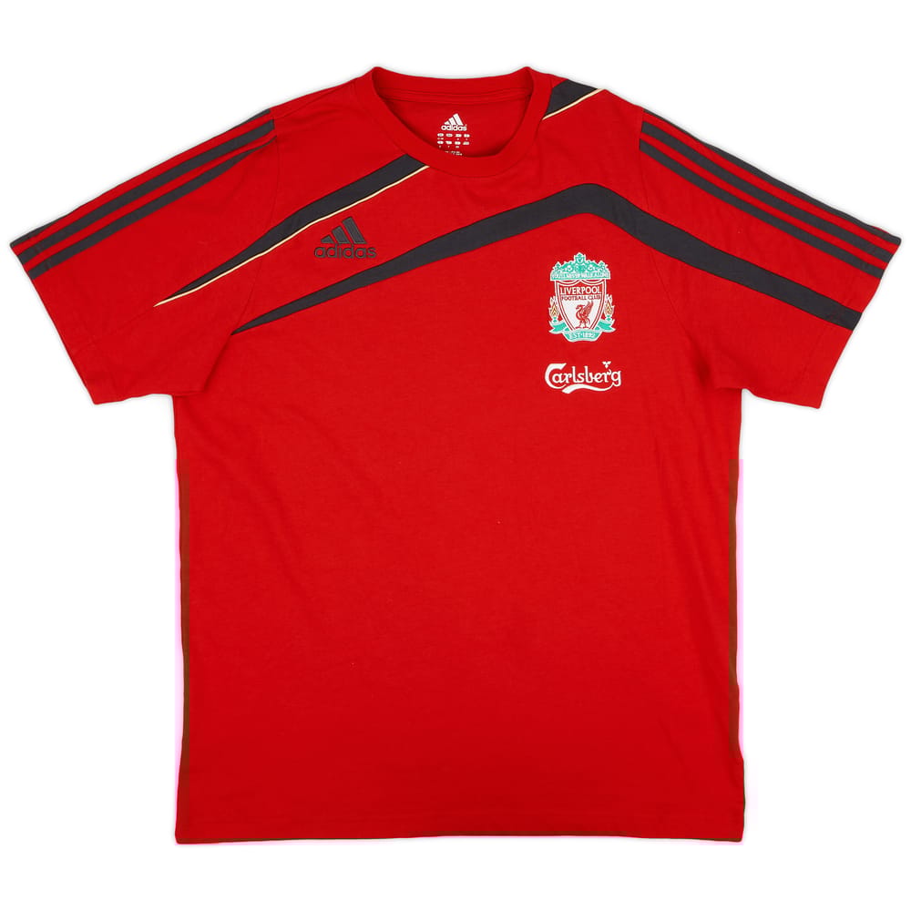 2009-10 Liverpool adidas Training Shirt - 9/10 - (L)
