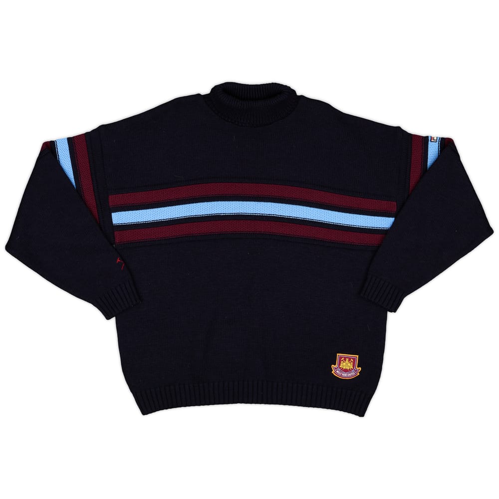 2001-02 West Ham Fila Knitted Jumper - 8/10 - (XL)