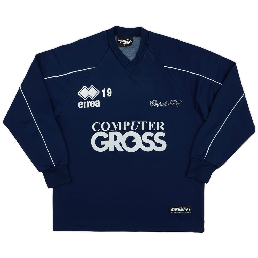 2000-01 Empoli Errea Player Issue Sweat Top #19 - 8/10 - (L)