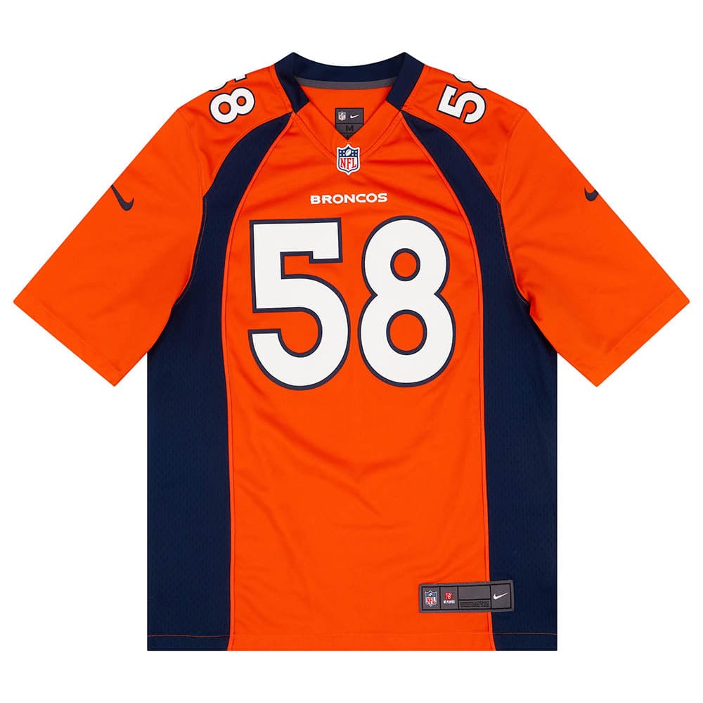2012 Denver Broncos Miller #58 Nike Game Jersey (Home) M