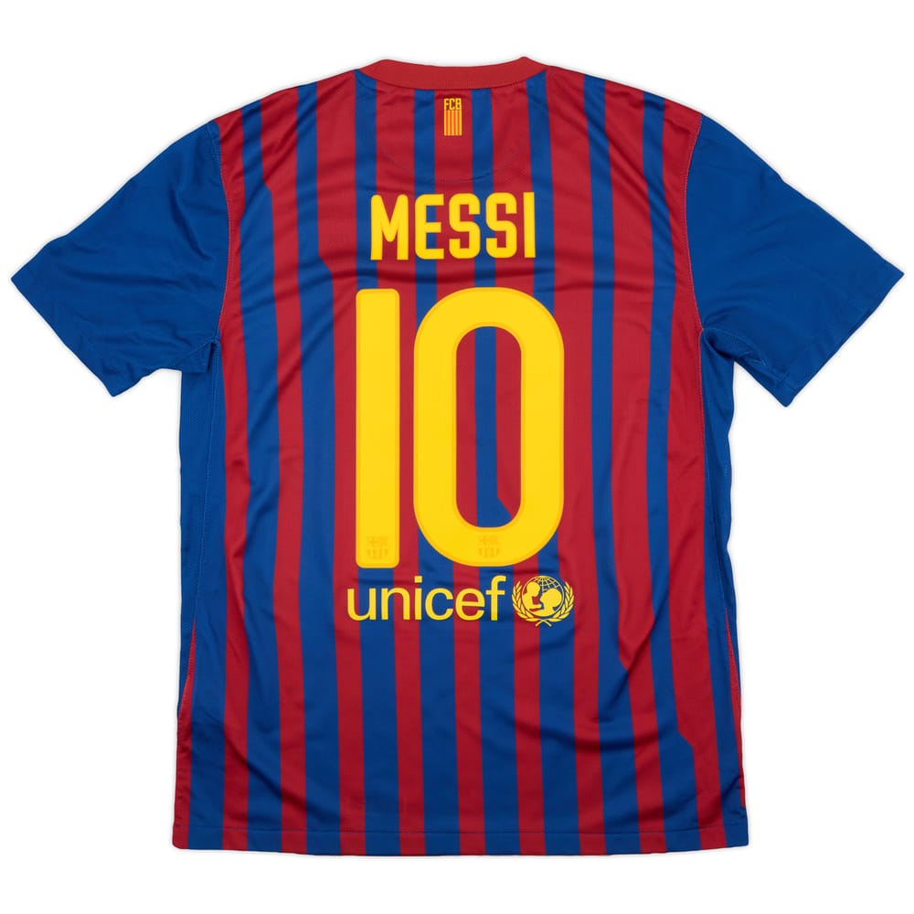 2011-12 Barcelona Home Shirt Messi #10 - 9/10 - (M)
