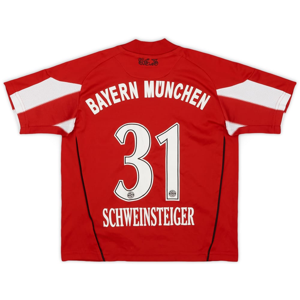 2010-11 Bayern Munich Home Shirt Schweinsteiger #31 - 6/10 - (5-6 Years)