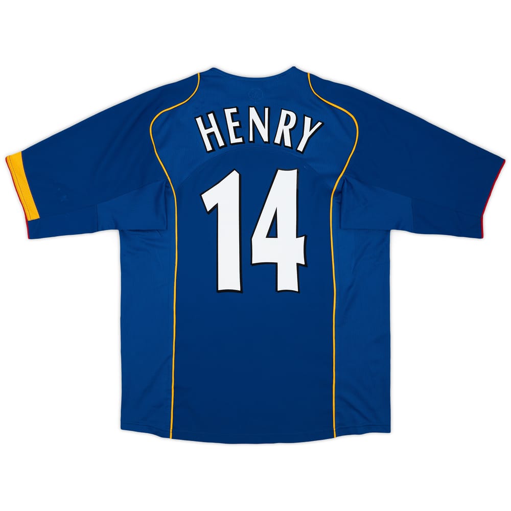 2004-06 Arsenal Away Shirt Henry #14 - 7/10 - (L)