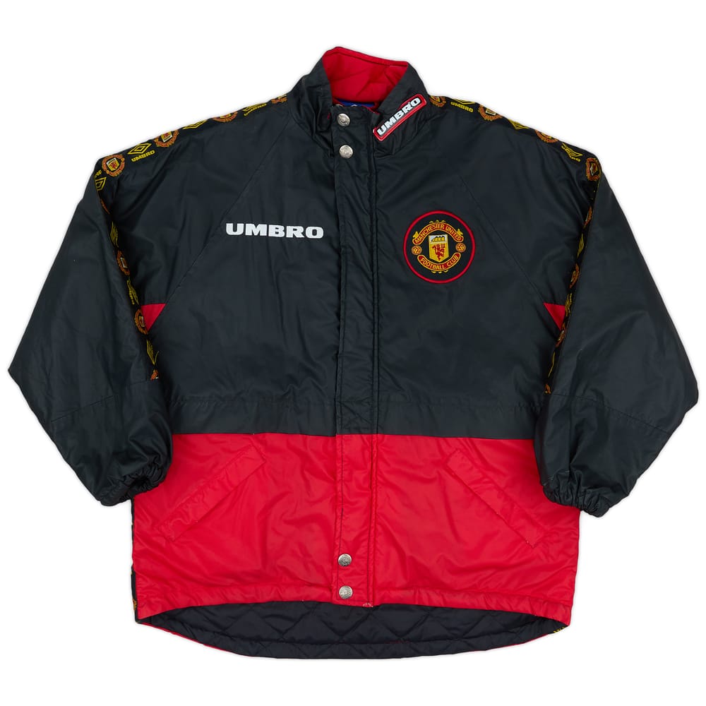 1994-95 Manchester United Umbro Rain Jacket - 9/10 - (L.Boys)