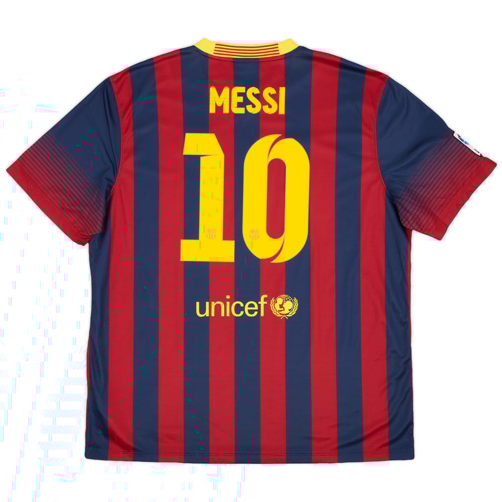 2013-14 Barcelona Home Shirt Messi #10 (XXL)
