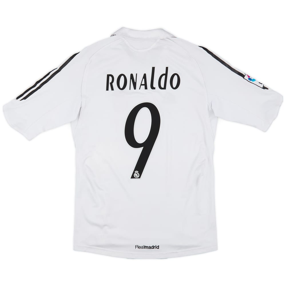 2005-06 Real Madrid Home Shirt Ronaldo #9 - 6/10 - (S)
