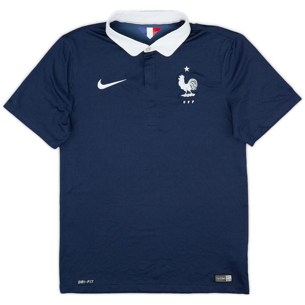 2014-15 France Home Shirt - 8/10 - (S)