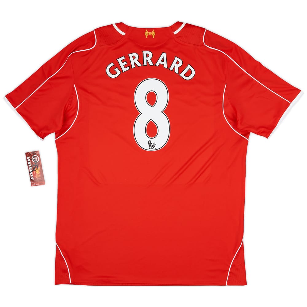 2014-15 Liverpool Home Shirt Gerrard #8 (XXL)
