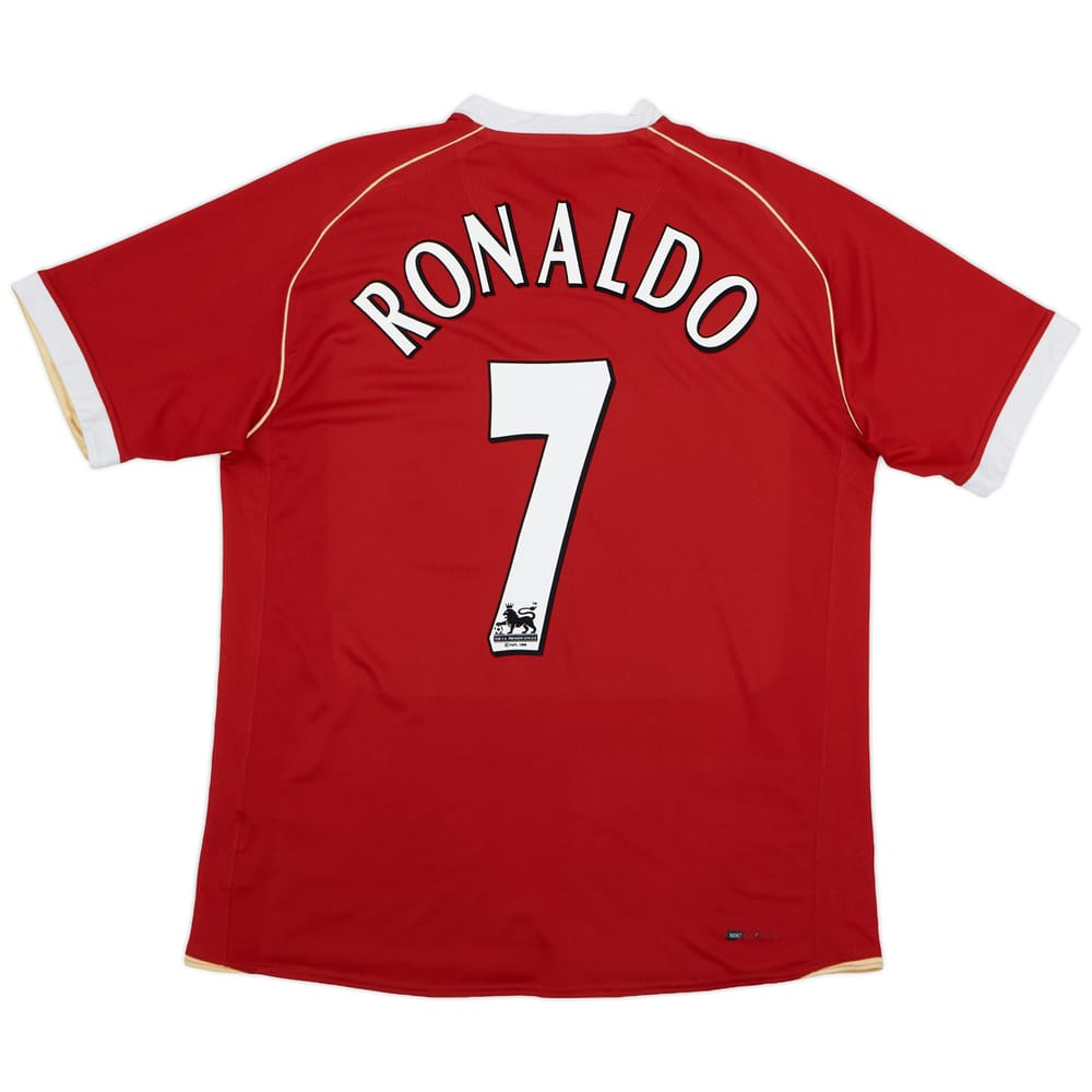 2006-07 Manchester United Home Shirt Ronaldo #7 - 6/10 - (L)