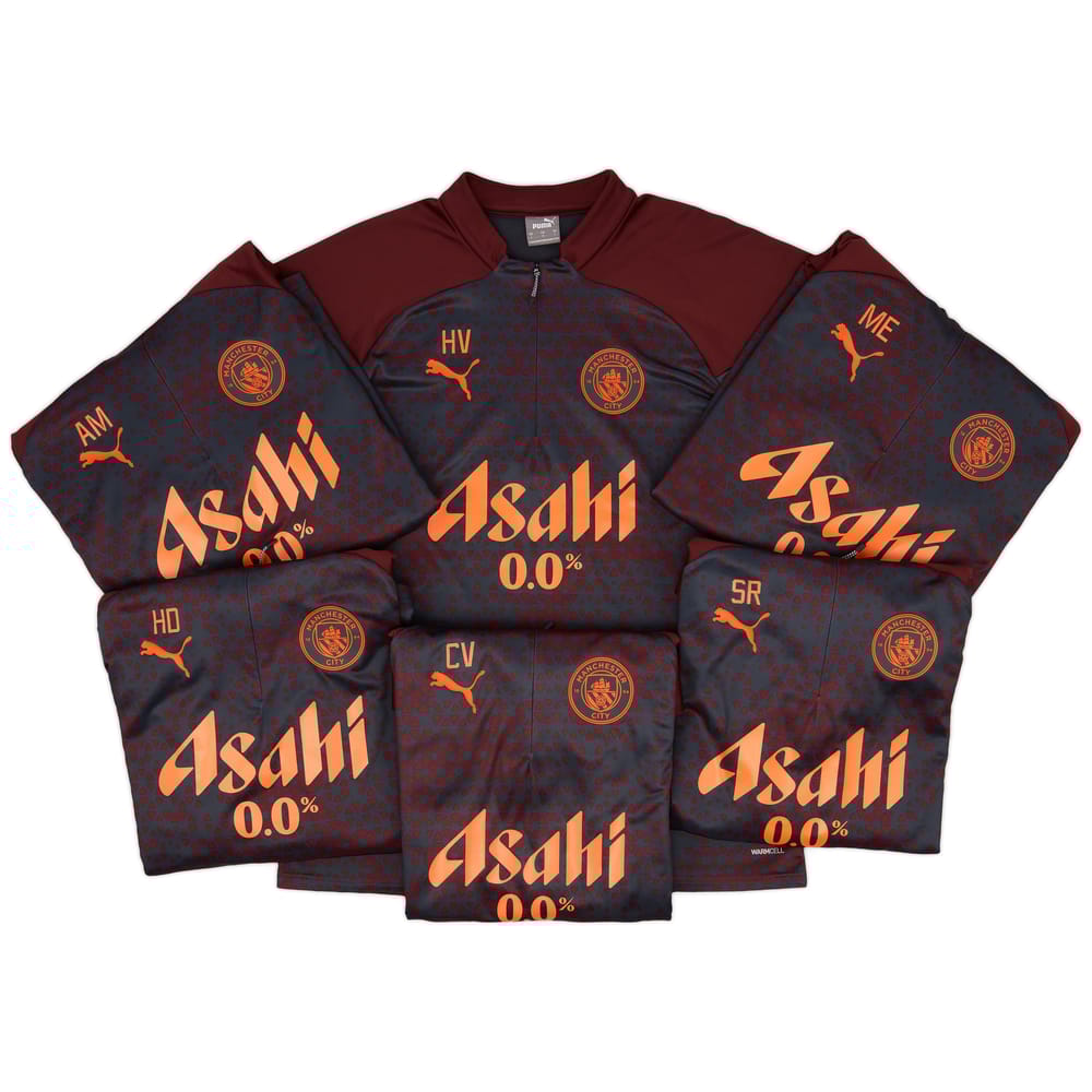 2023-24 Manchester City Staff Issue 1/4 Zip Training Top - 5/10