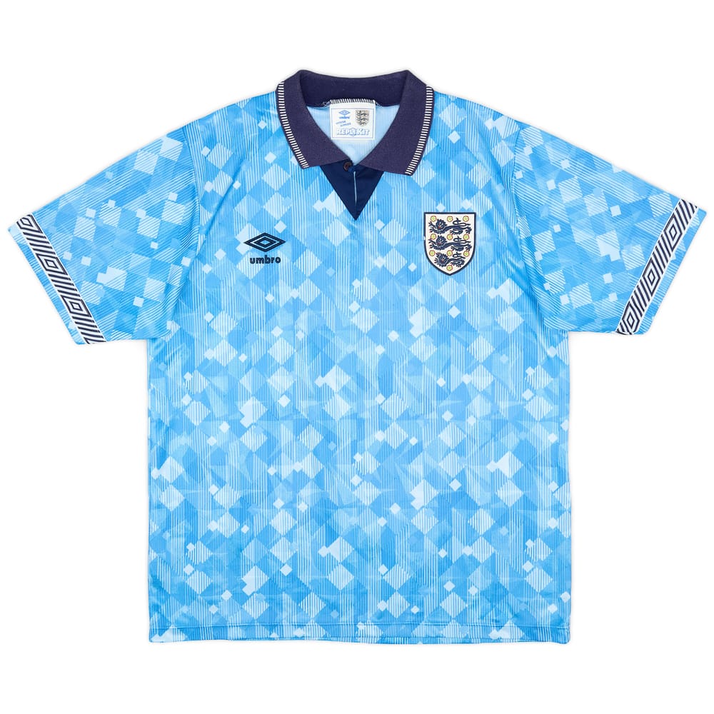 1990-92 England Third Shirt - 8/10 - (M)