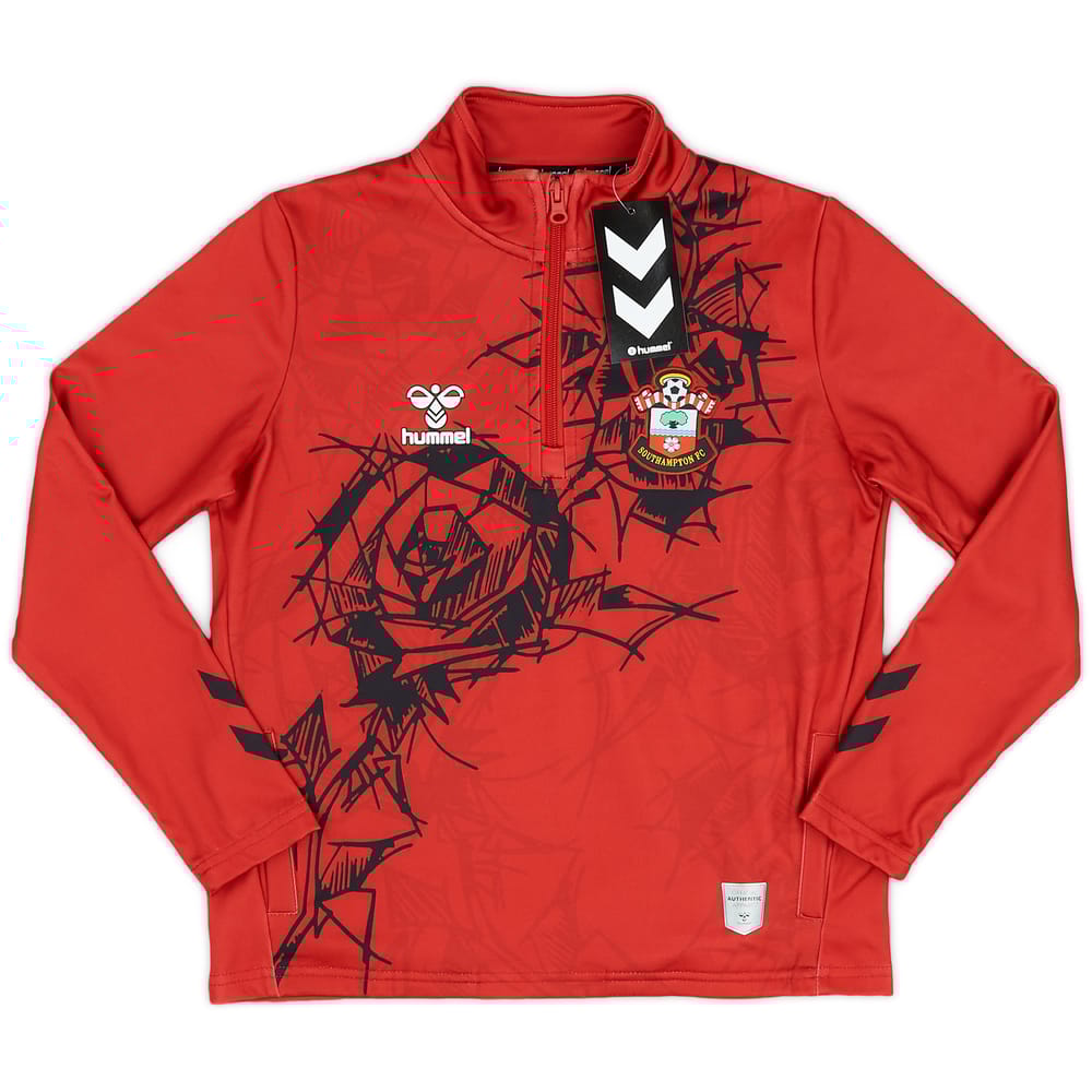 2023-24 Southampton Hummel Pre-Match 1/4 Zip Top (KIDS)