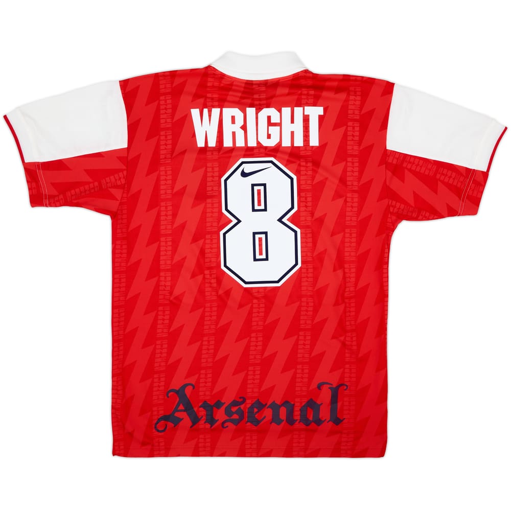 1994-96 Arsenal Home Shirt Wright #8 - 8/10 - (L)