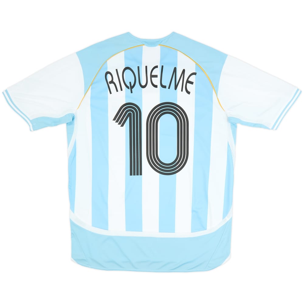 2006 Argentina adidas Reissue Home Shirt Riquelme #10