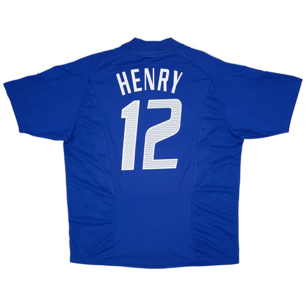 2002-04 France Home Shirt Henry #12 - 6/10 - (XL)