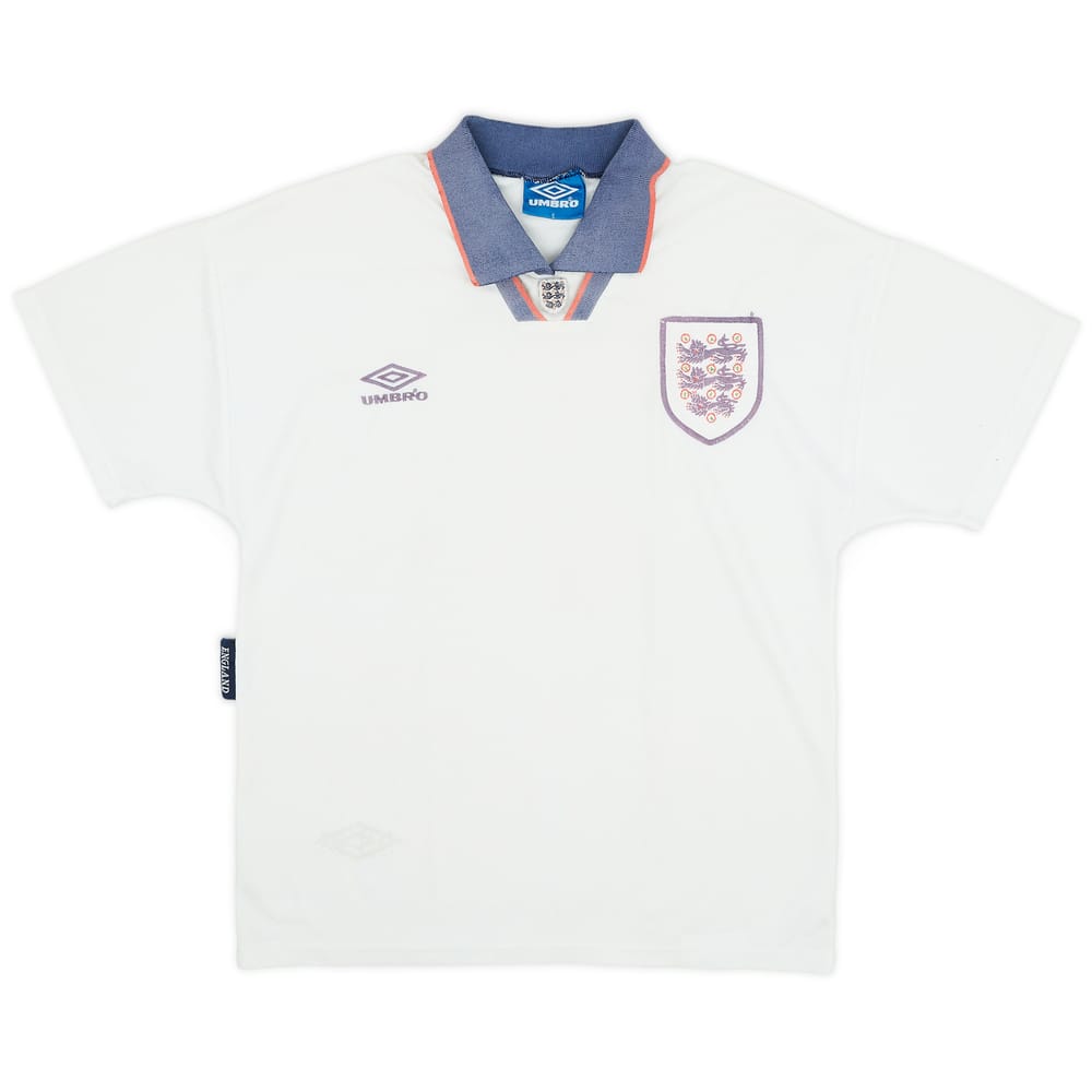 1993-95 England Home Shirt - 4/10 - (S)