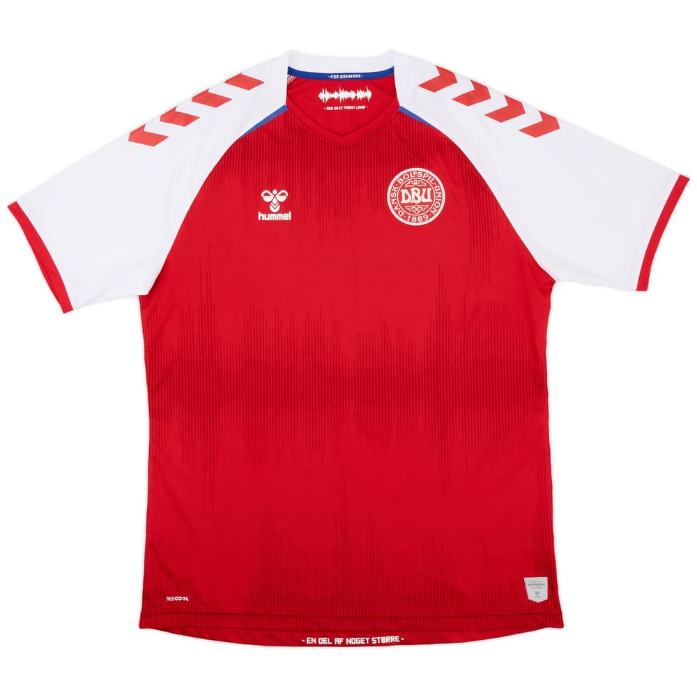 2020-21 Denmark Home Shirt - 9/10 - (XL)