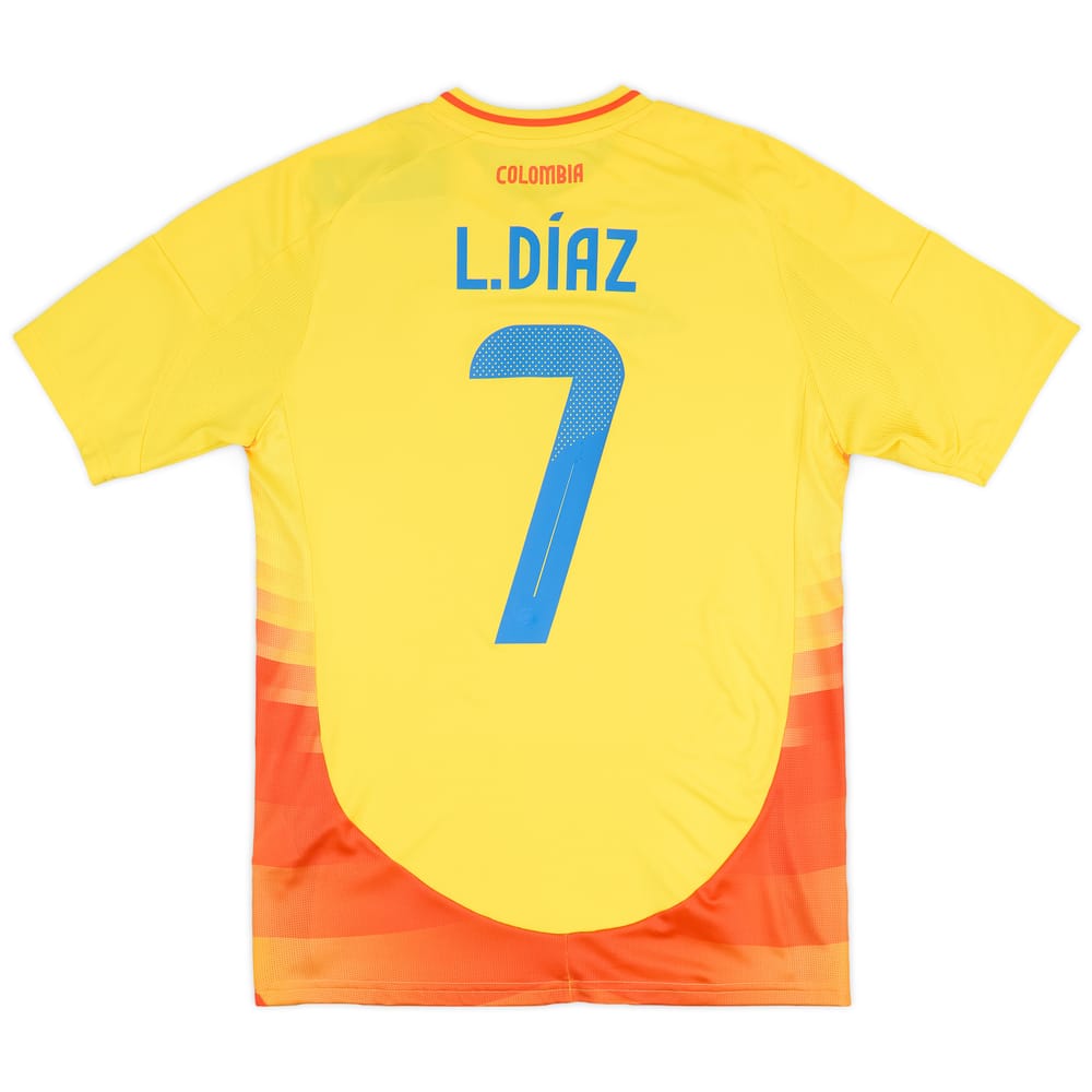 2024-25 Colombia Home Shirt L.Diaz #7 (KIDS)