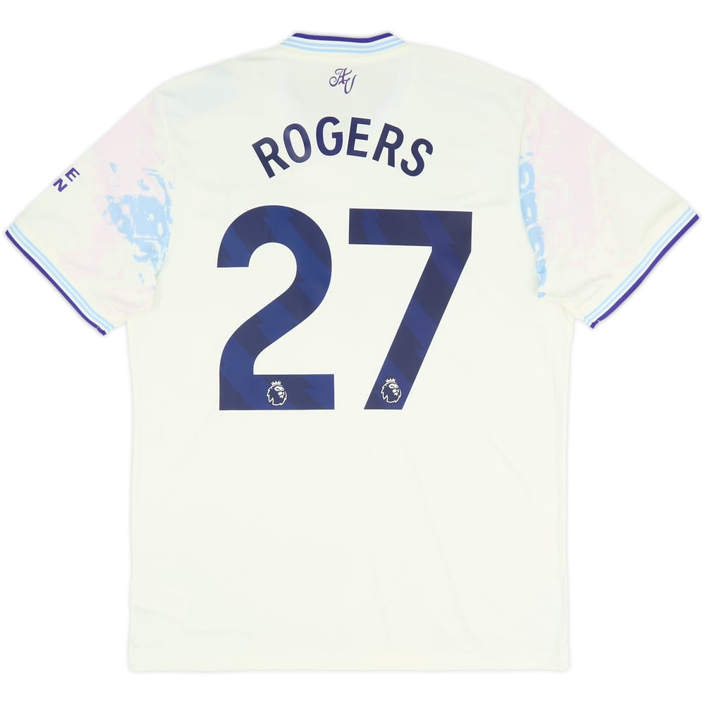 Camiseta de la tercera equipación del Aston Villa 2025-26 Rogers #27