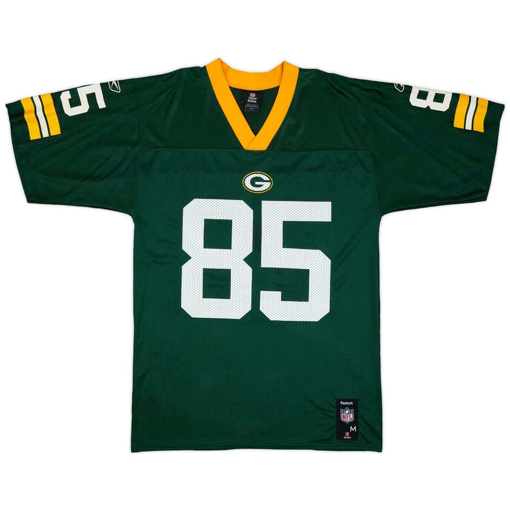 2008-11 Green Bay Packers Jennings #85 Reebok Replica Home Jersey - 6/10 - (M)