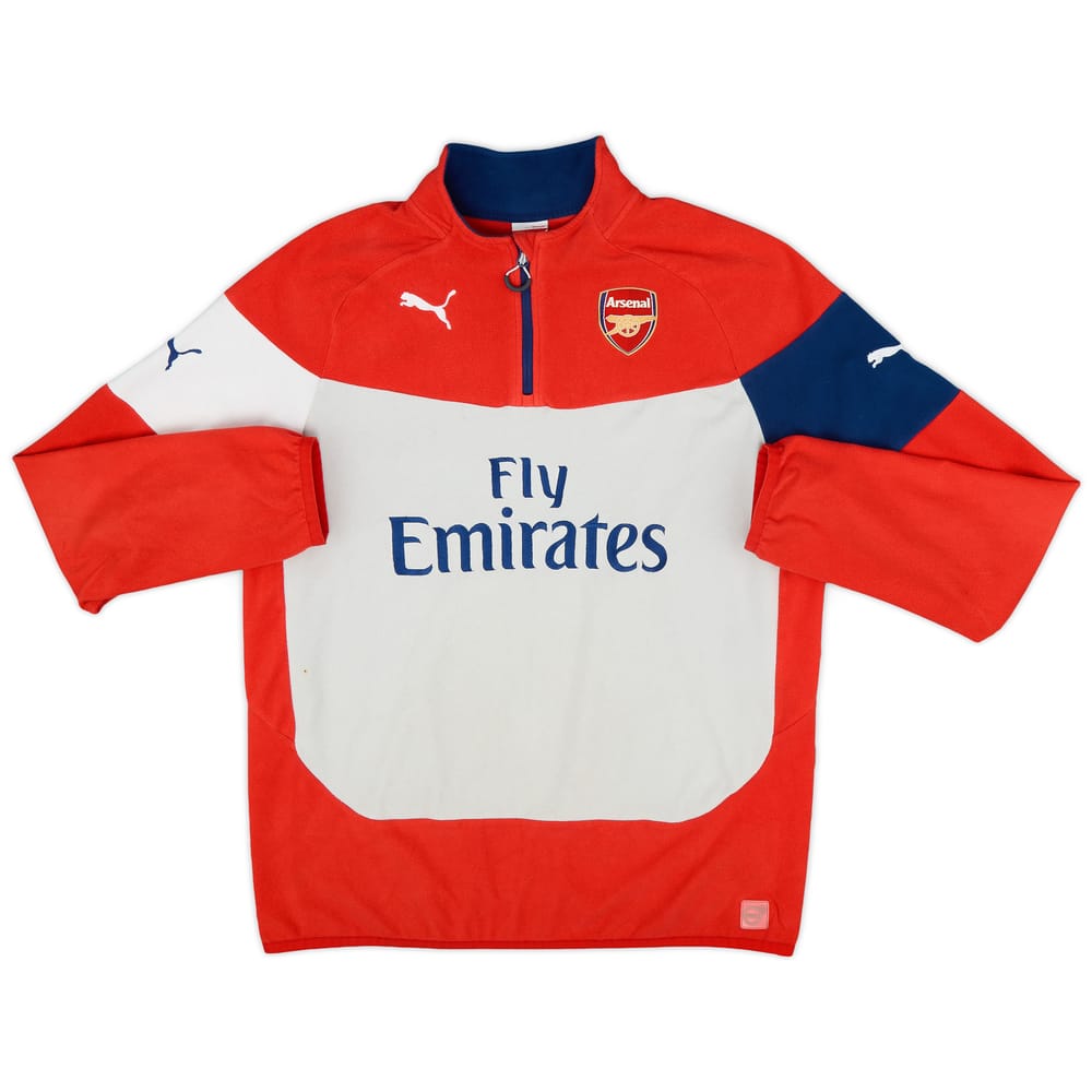 2015-16 Arsenal Puma 1/4 Zip Fleece Top - 7/10 - (XL)