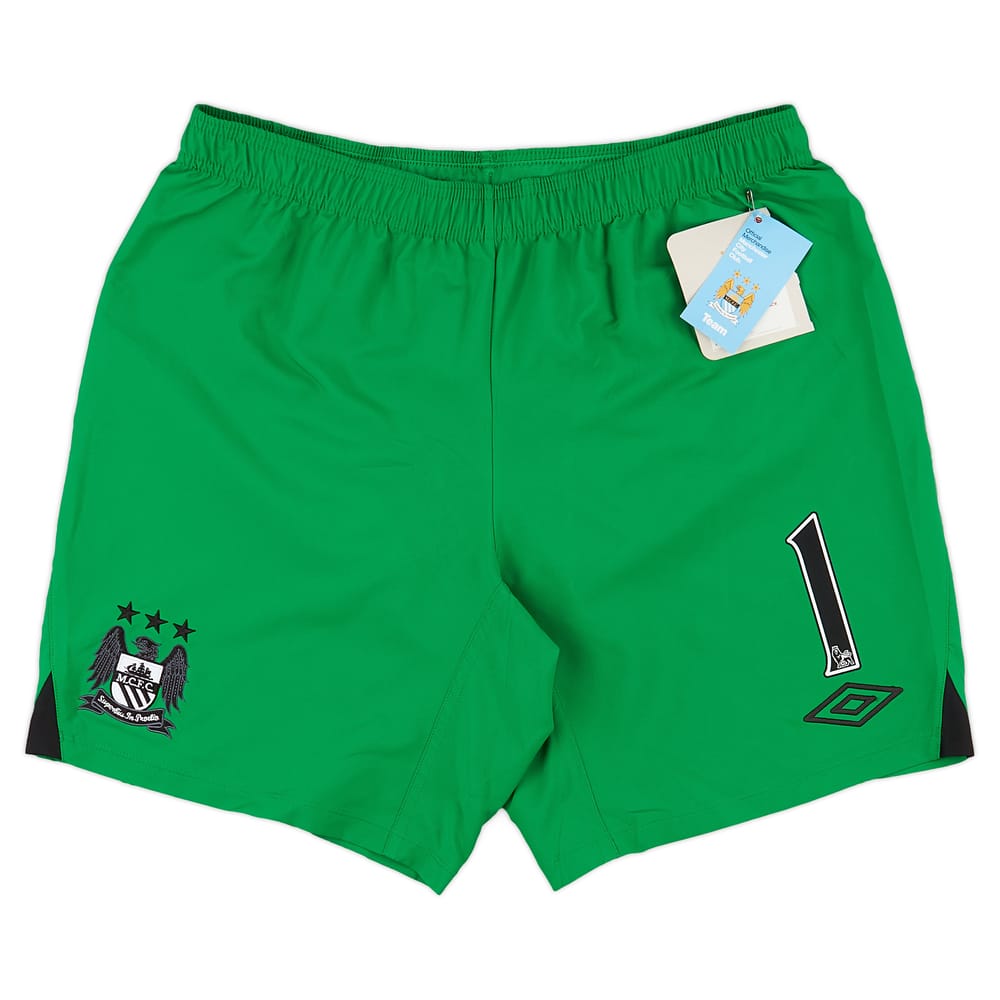 2012-13 Manchester City GK Shorts #1 (Hart) - NEW - (L)