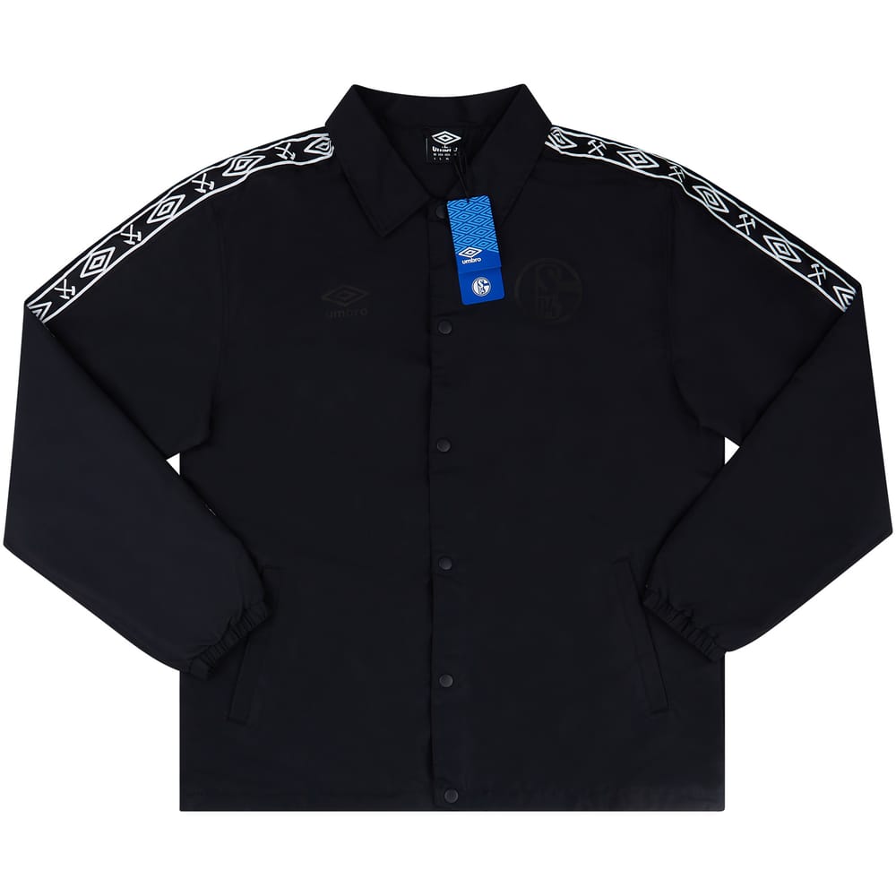 2020-21 Schalke Umbro Taped Coach Jacket