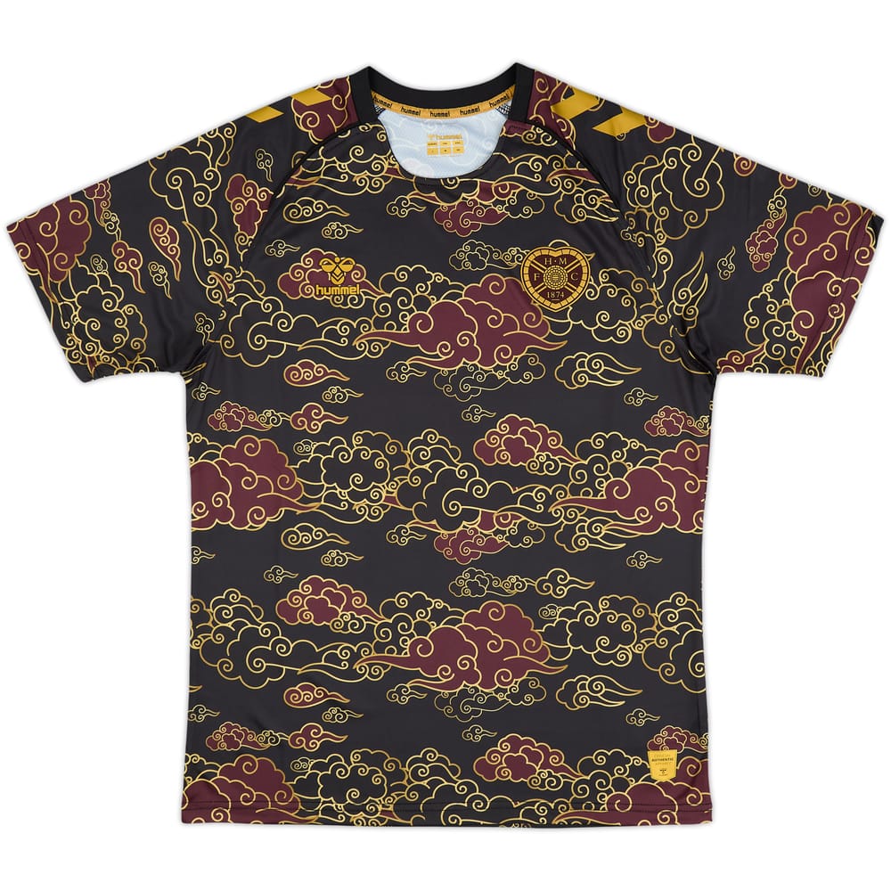 2025-26 Hearts Hummel Lunar New Year Pre-Match Shirt