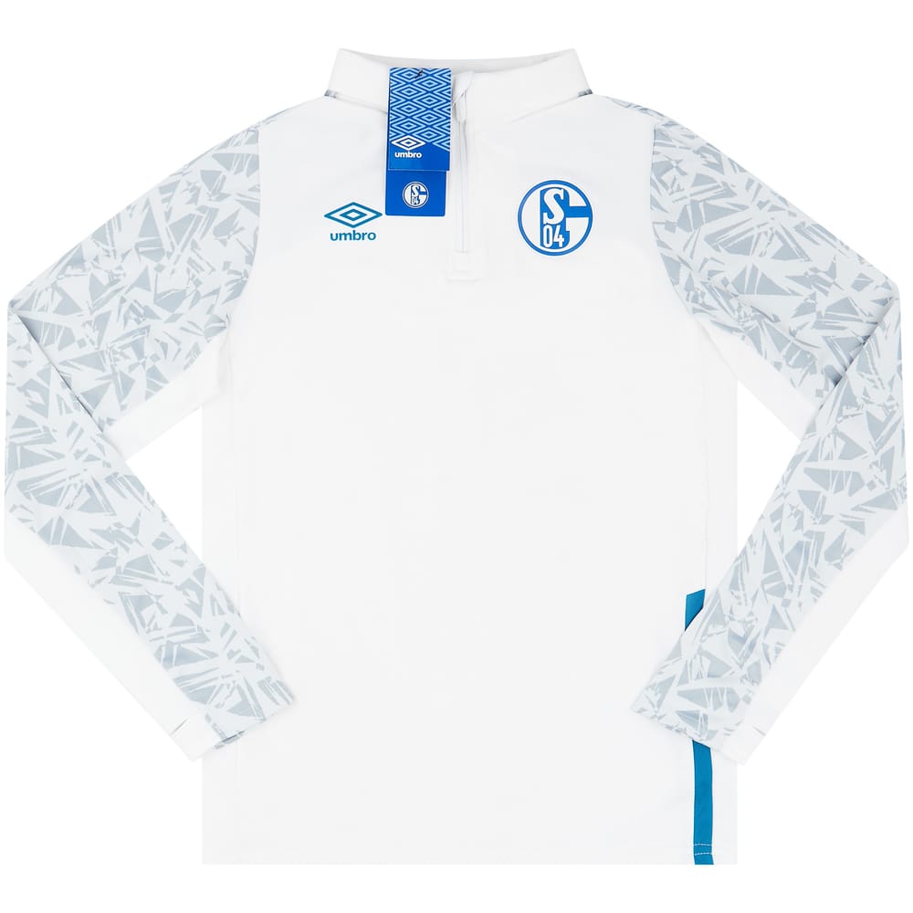2020-21 Schalke Umbro 1/4 Zip Training Top - NEW - (KIDS)