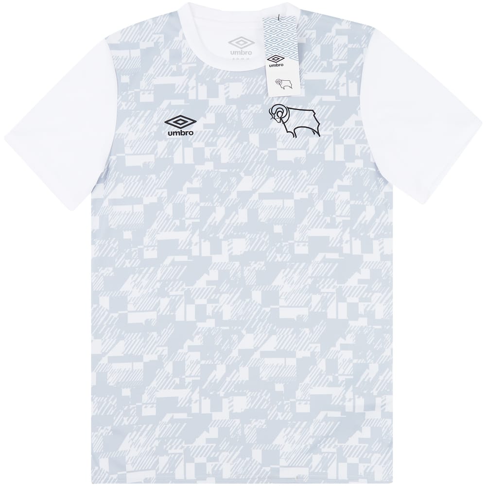 2020-21 Derby County Umbro Warm-Up Shirt (XL.Kids)