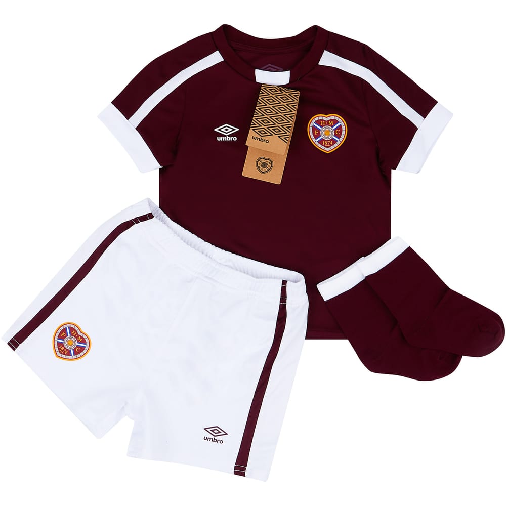 2021-22 Hearts Home Full Kit - NEW - (BABY)