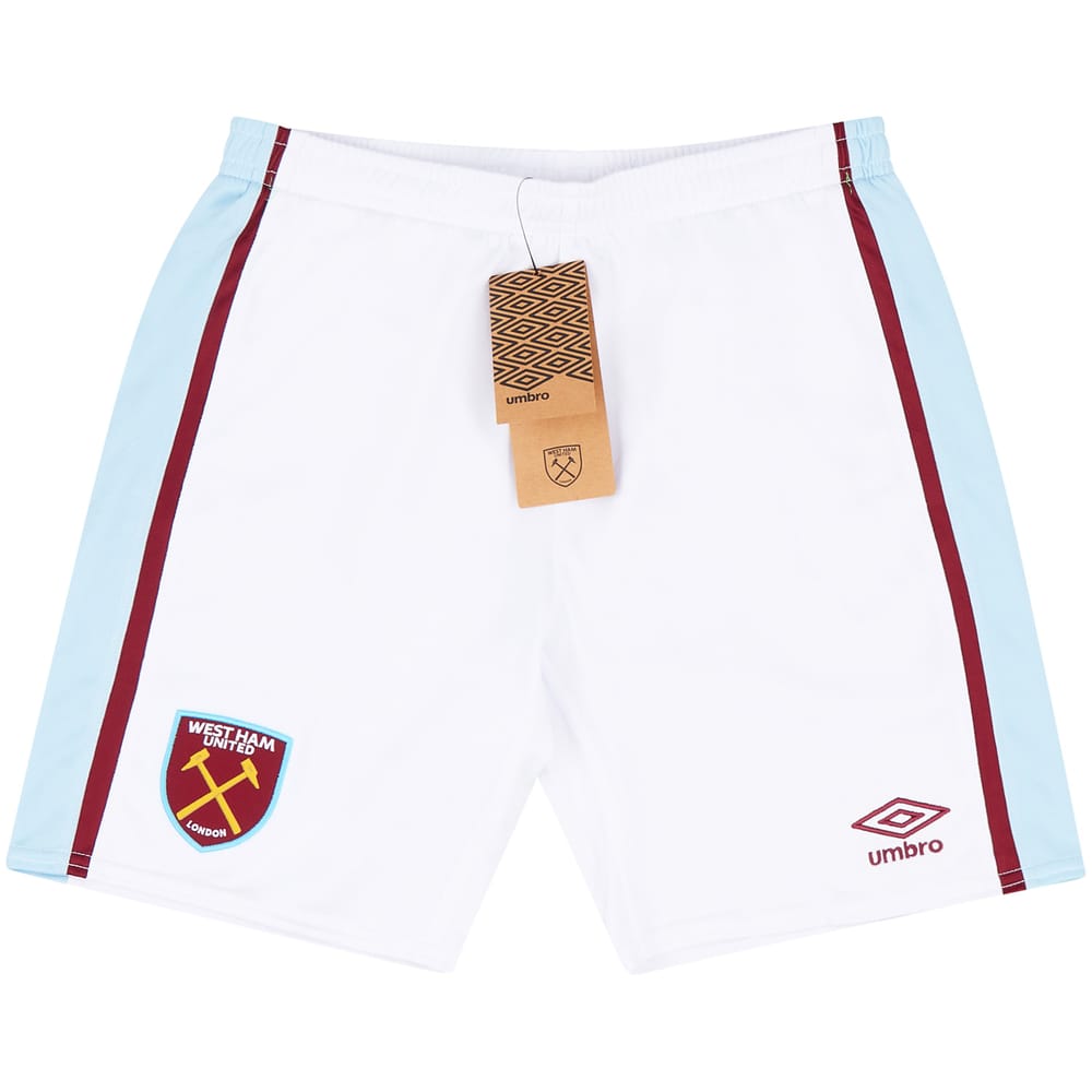 2021-22 West Ham Home Shorts - NEW - (KIDS)