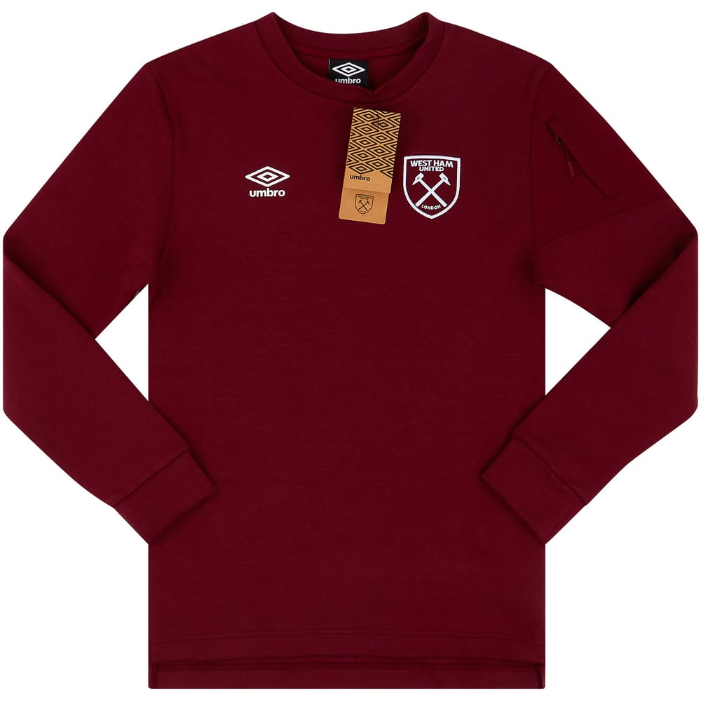 2021-22 West Ham Umbro Travel Sweat Top - NEW - (KIDS)